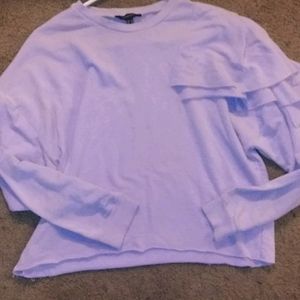 Asymmetrical sweatshirt